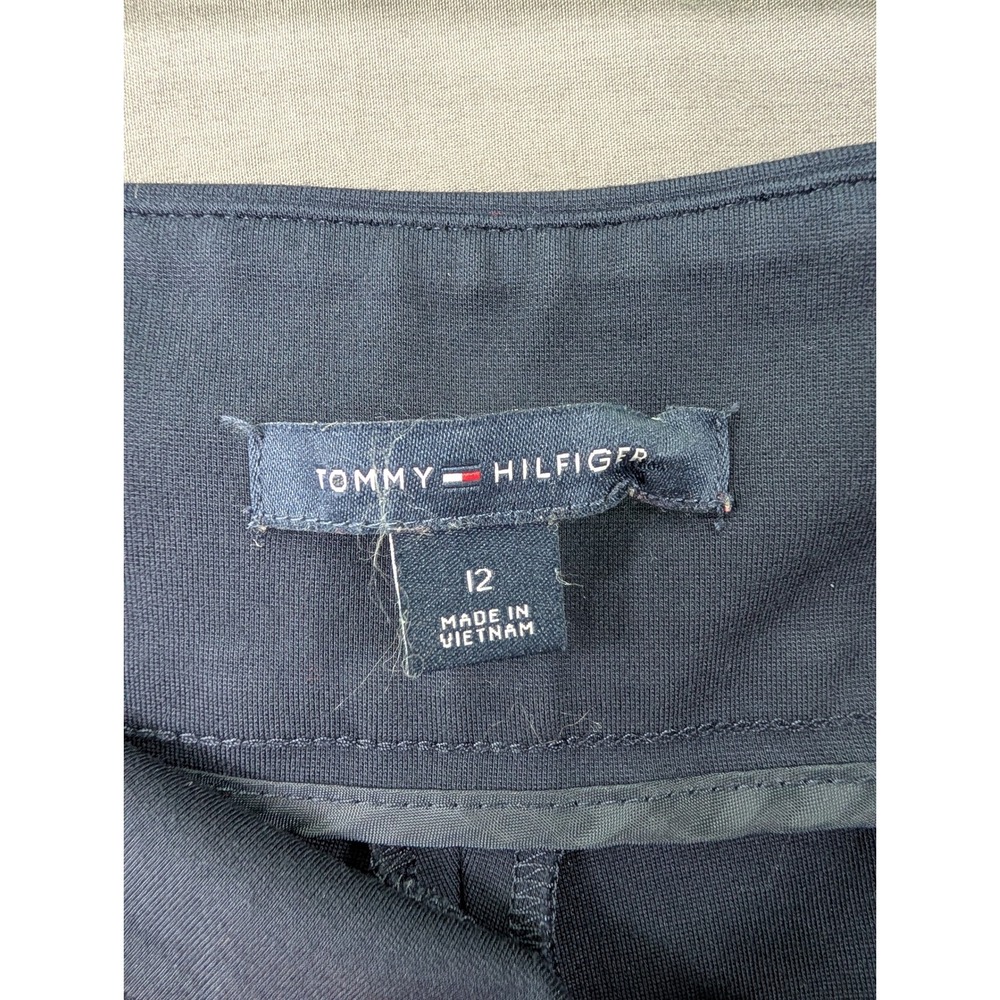 Tommy Hilfiger Womens‎ Navy Blue Pull On Dress Pants T7RFX325 Size 12 - Picture 6 of 8